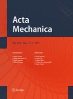 Acta Mechanica 1-2/2011