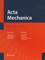 Acta Mechanica 1-4/2011