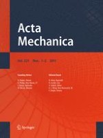 Acta Mechanica 1-2/2011