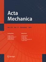 Acta Mechanica 11/2012