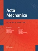 Acta Mechanica 10/2013