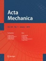 Acta Mechanica 1/2014