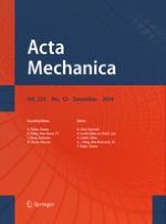 Acta Mechanica 12/2014