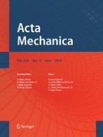 Acta Mechanica 6/2014