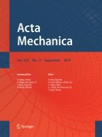 Acta Mechanica 9/2014