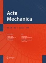 Acta Mechanica 1/2015