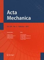 Acta Mechanica 2/2015