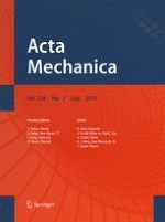 Acta Mechanica 7/2015