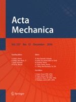Acta Mechanica 12/2016