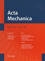 Acta Mechanica 7/2016