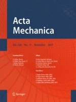 Acta Mechanica 11/2017