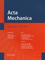 Acta Mechanica 4/2017