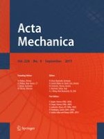 Acta Mechanica 9/2017