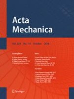 Acta Mechanica 10/2018