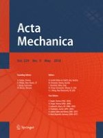 Acta Mechanica 5/2018