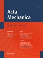 Acta Mechanica 6/2018