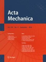 Acta Mechanica 9/2018