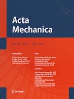 Acta Mechanica 7/2019