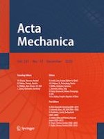 Acta Mechanica 12/2020
