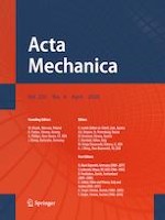 Acta Mechanica 4/2020