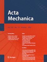 Acta Mechanica 10/2021