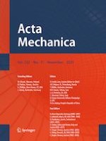 Acta Mechanica 11/2021