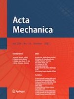 Acta Mechanica 10/2023