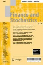 Finance and Stochastics 2/2006