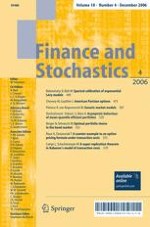 Finance and Stochastics 4/2006