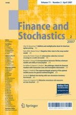Finance and Stochastics 2/2007