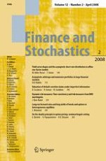 Finance and Stochastics 2/2008