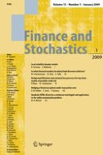 Finance and Stochastics 1/2009