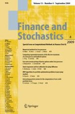 Finance and Stochastics 4/2009