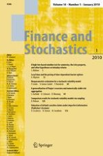 Finance and Stochastics 1/2010