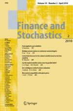 Finance and Stochastics 2/2010