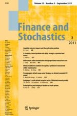 Finance and Stochastics 3/2011