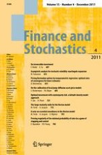 Finance and Stochastics 4/2011