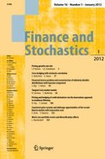 Finance and Stochastics 1/2012