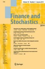 Finance and Stochastics 1/2014