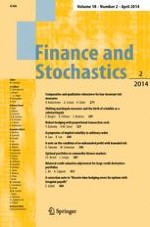Finance and Stochastics 2/2014
