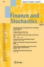 Finance and Stochastics 3/2014