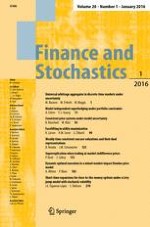 Finance and Stochastics 1/2016