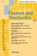 Finance and Stochastics 1/2017