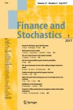 Finance and Stochastics 3/2017