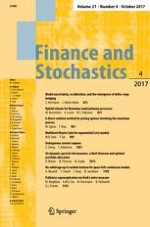 Finance and Stochastics 4/2017