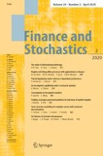 Finance and Stochastics 2/2020
