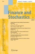 Finance and Stochastics 3/2021