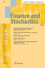 Finance and Stochastics 4/2021