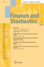Finance and Stochastics 3/2023