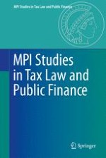 MPI Studies in Tax Law and Public Finance